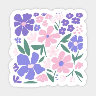 Blooming Garden on Lilac Sticker